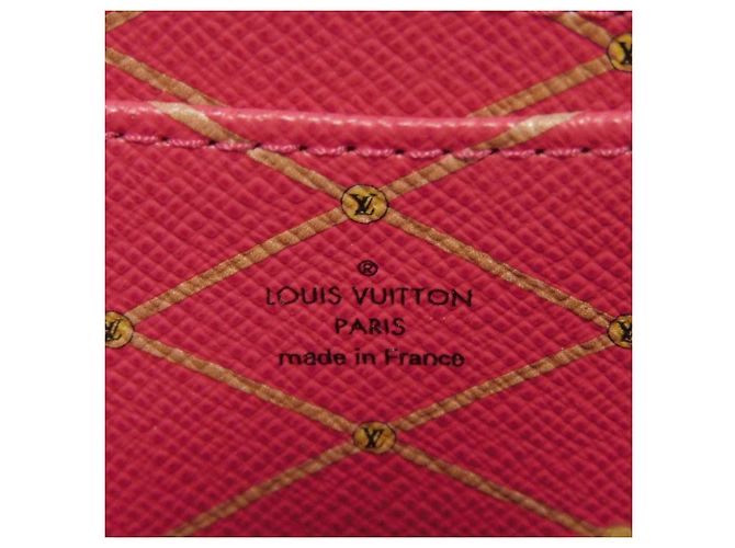 Monedero Zippy Coin Purse Louis Vuitton Castaño Rosa Monograma - vista 5