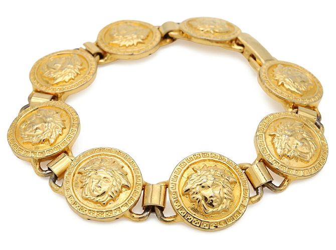 Bracciale con ciondolo Medusa Gold Versace D'oro - vista 2