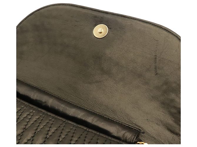 BALLY gesteppte Leder-Schultertasche Schwarz - Ansicht 10