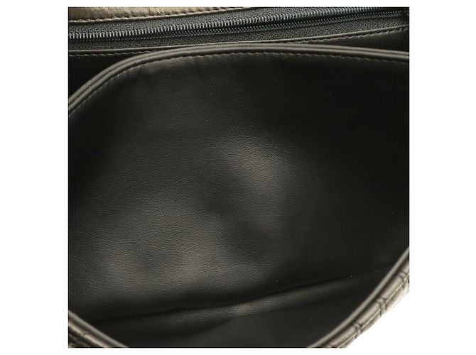 BALLY gesteppte Leder-Schultertasche Schwarz - Ansicht 9