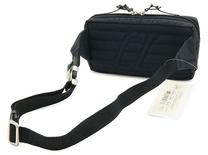 Marsupio Christian Louboutin Rubidil Blu navy - vista 3