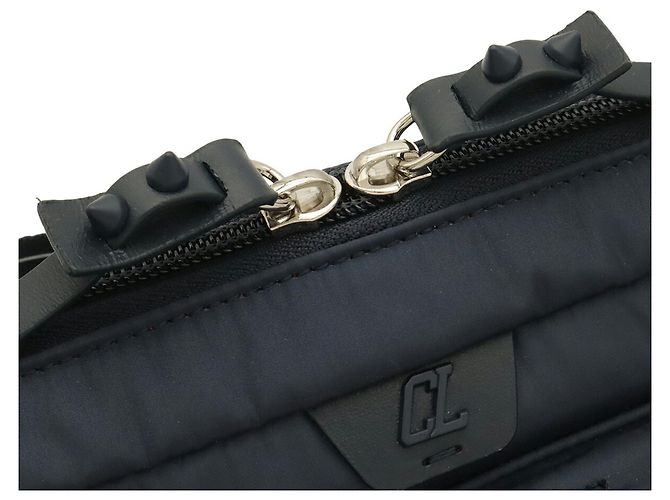 Marsupio Christian Louboutin Rubidil Blu navy - vista 8