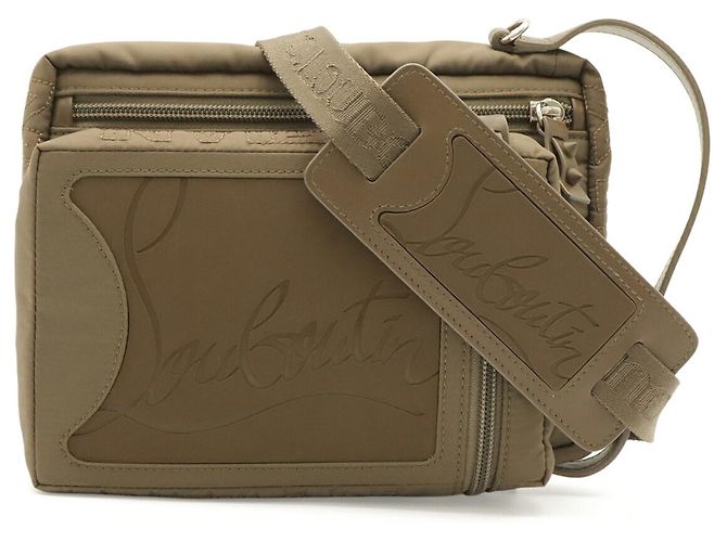 Borsa Christian Louboutin Khaki Brown Cachi - vista 2