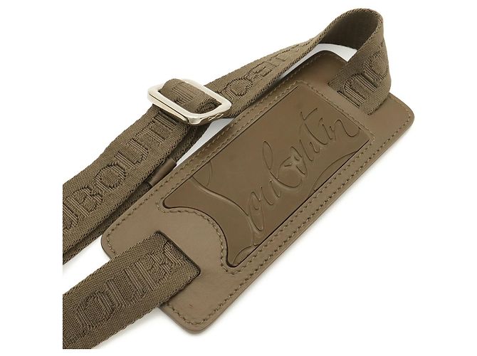 Borsa Christian Louboutin Khaki Brown Cachi - vista 5