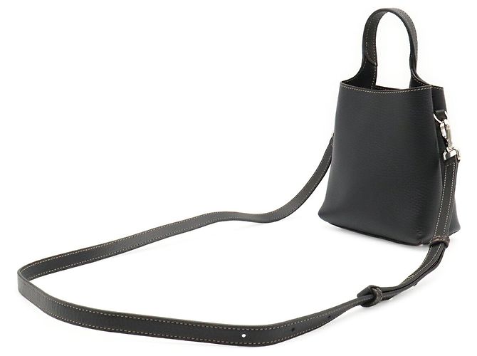 Bolsa de mão e de ombro Tod's T-Timeless Micro Preto - vista 3