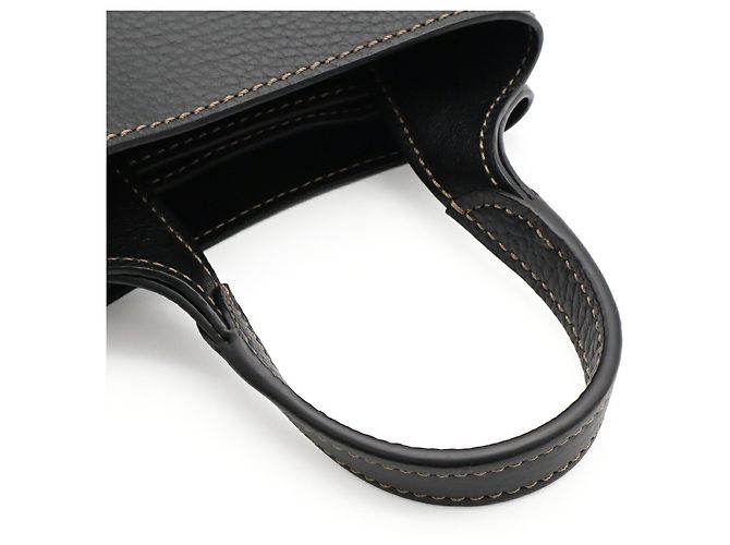 Bolsa de mão e de ombro Tod's T-Timeless Micro Preto - vista 5