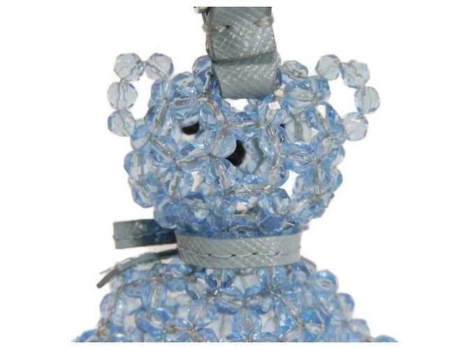 Portachiavi Prada Saffiano Trick Bear Blu Blu chiaro - vista 9