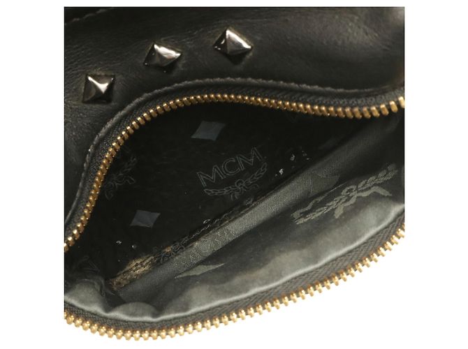 MCM Visetos Glam Backpack Brown Black - view 10