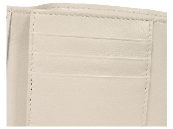 Cartera tríptico Yves Saint Laurent Blanco - vista 12