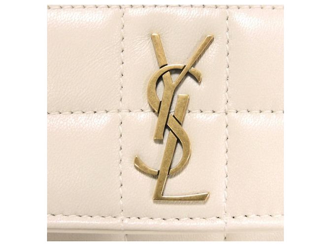 Cartera tríptico Yves Saint Laurent Blanco - vista 19