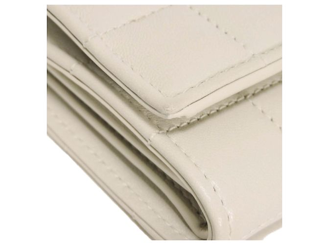 Cartera tríptico Yves Saint Laurent Blanco - vista 21