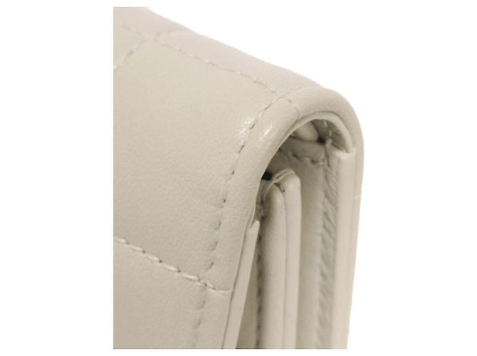 Cartera tríptico Yves Saint Laurent Blanco - vista 22