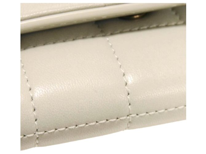 Cartera tríptico Yves Saint Laurent Blanco - vista 25