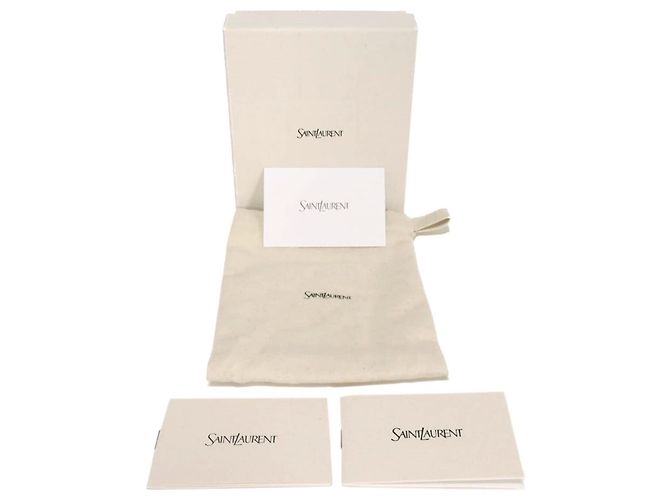 Cartera tríptico Yves Saint Laurent Blanco - vista 28