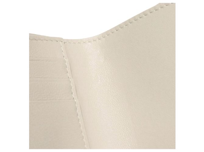 Cartera tríptico Yves Saint Laurent Blanco - vista 7