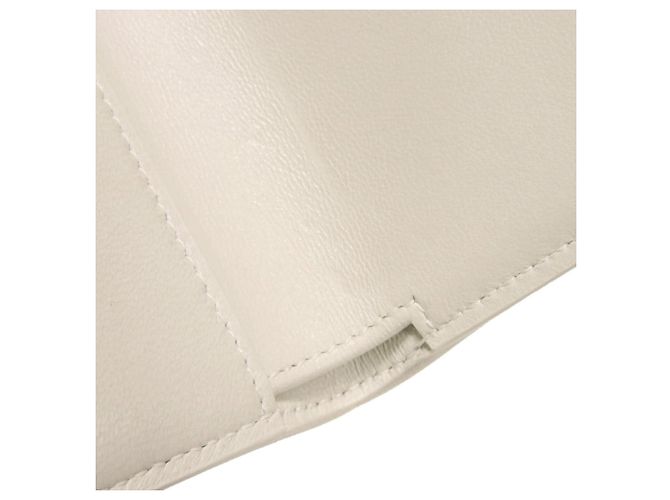 Cartera tríptico Yves Saint Laurent Blanco - vista 8