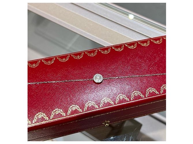 Bracciale Cartier in diamanti e oro bianco 18k - vista 4