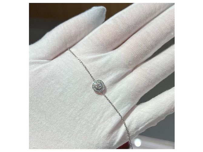 Bracciale Cartier in diamanti e oro bianco 18k - vista 6