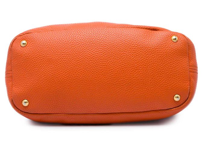 Prada Orange Vitello Daino Hobo-Tasche - Ansicht 3