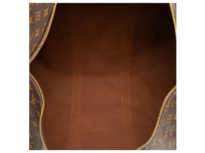 Louis Vuitton Brown Monogram Keepall 50 Castaño - vista 4