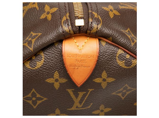 Louis Vuitton Brown Monogram Keepall 50 Castaño - vista 5