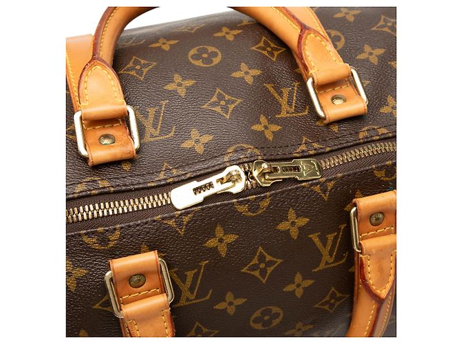 Louis Vuitton Brown Monogram Keepall 50 Castaño - vista 8