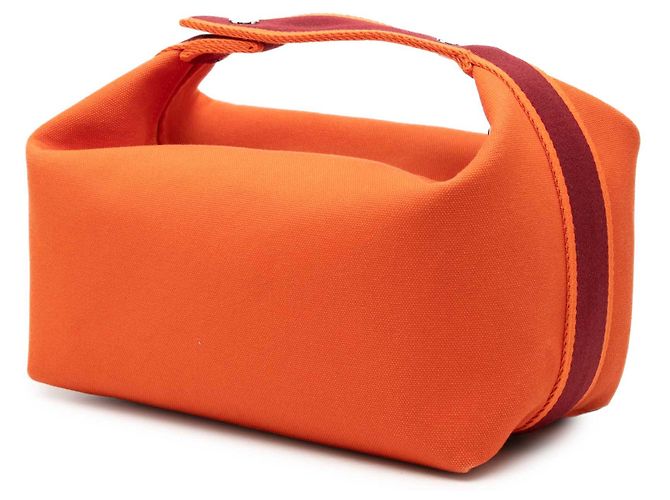 Funda Hermès Orange Large Toile Bride A Brac Naranja - vista 2