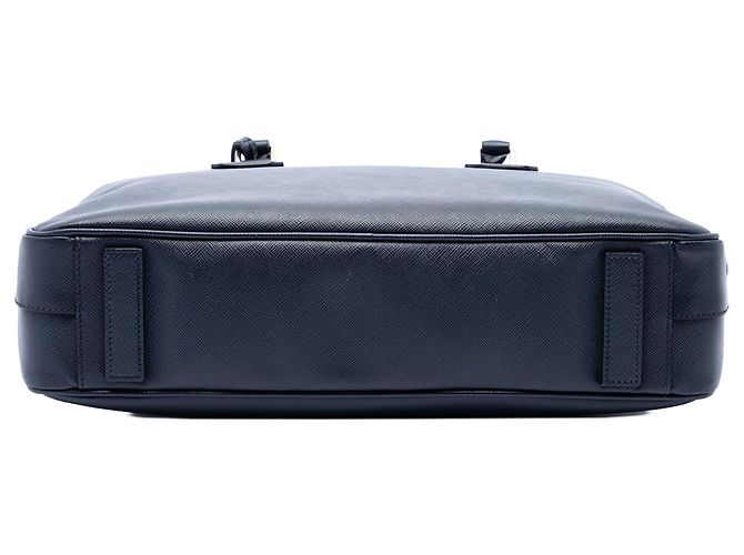 Mala de Negócios Prada Blue Saffiano Azul Azul marinho - vista 3