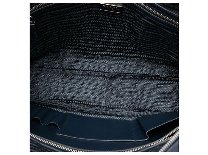 Mala de Negócios Prada Blue Saffiano Azul Azul marinho - vista 4