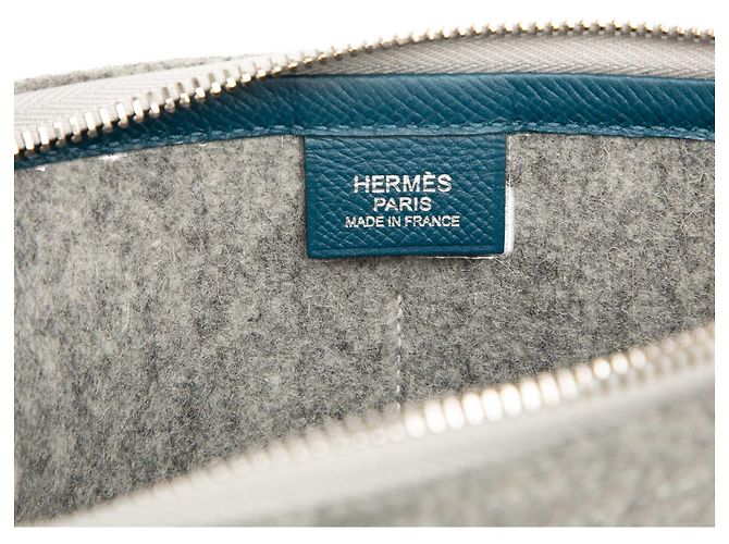 Hermès Gray Epsom and Felt Toodoo 29 Castaño - vista 5