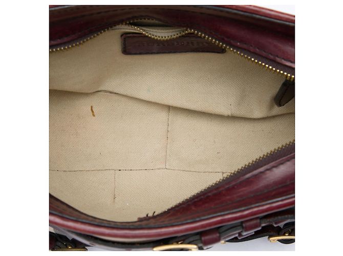 Burberry Brown House Check Canvas Bridle Langford Crossbody Marrone Marrone chiaro - vista 4