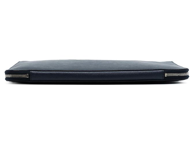 Capa para Laptop Prada Blue Saffiano Azul Azul marinho - vista 3