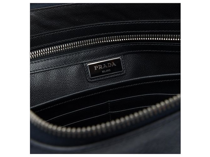 Capa para Laptop Prada Blue Saffiano Azul Azul marinho - vista 5