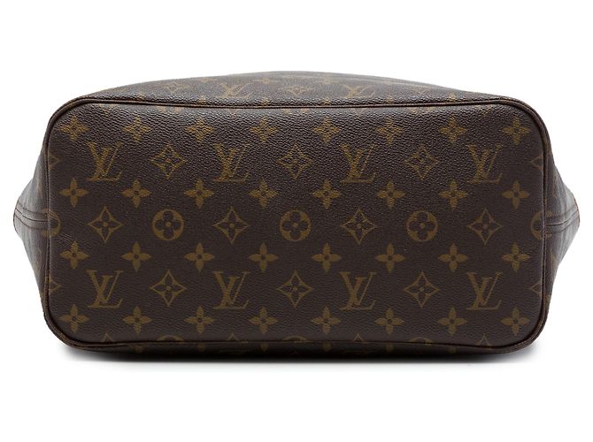 Louis Vuitton Brown Monogram Neverfull MM Marrone - vista 3