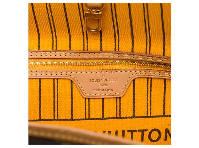 Louis Vuitton Brown Monogram Neverfull MM Marrone - vista 5
