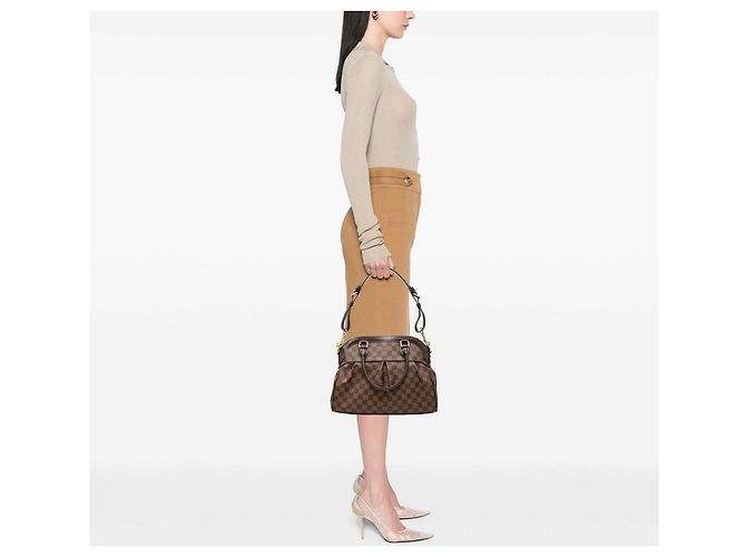 Louis Vuitton Brown Damier Ebene Trevi PM Braun - Ansicht 6
