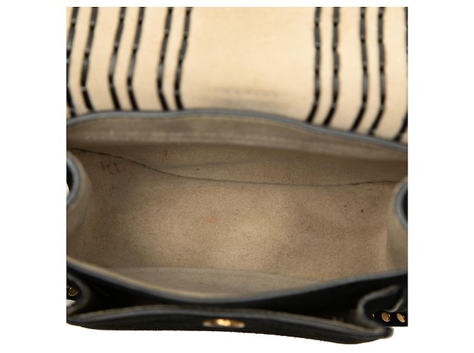 Chloé Borsa a tracolla Hudson piccola in camoscio intrecciato nera Nero - vista 4