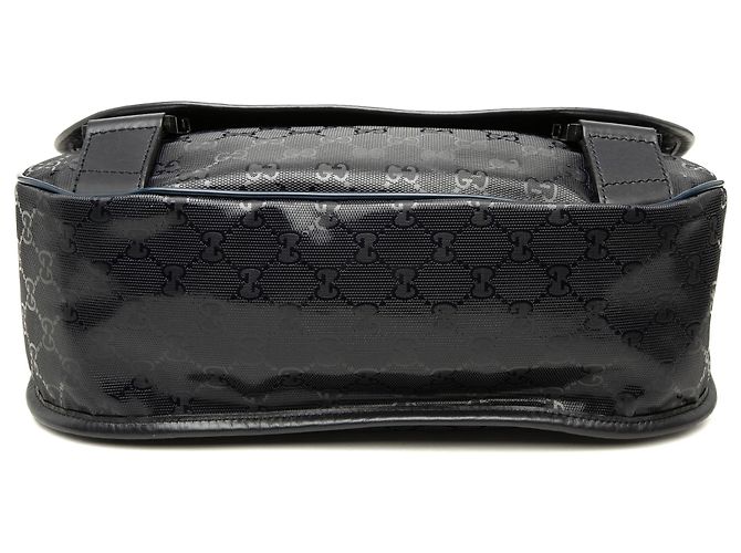 Gucci Borsa a Tracolla Nera Stampa GG Nero - vista 3