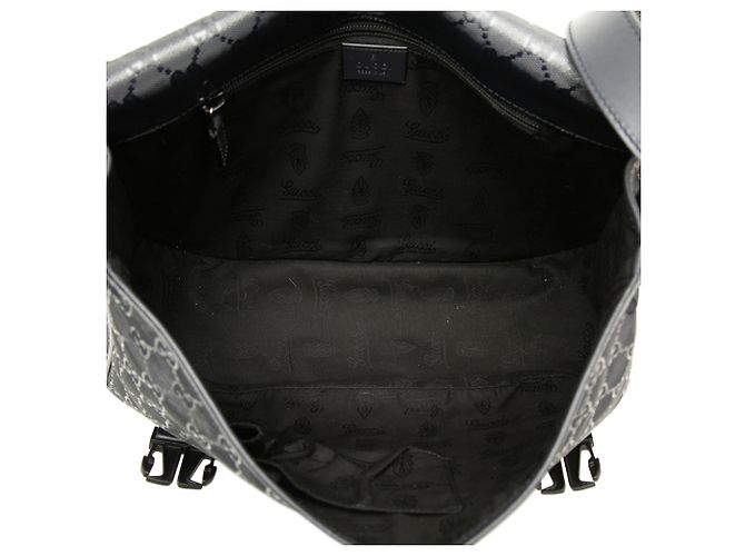 Gucci Borsa a Tracolla Nera Stampa GG Nero - vista 4