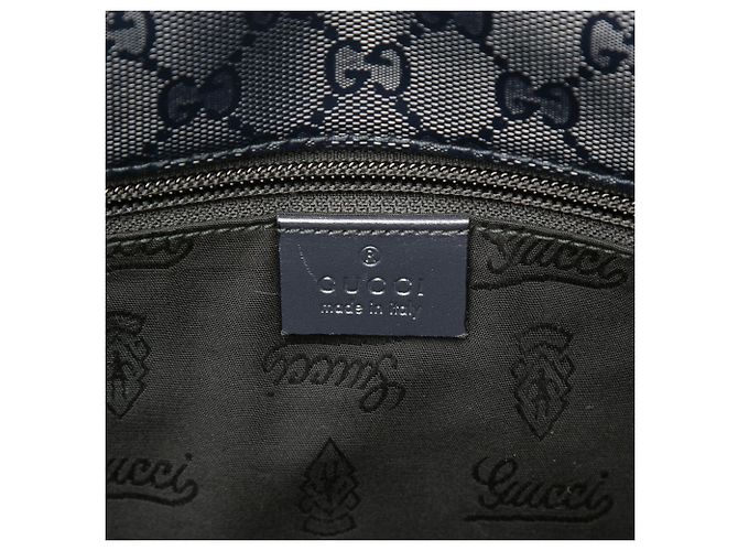 Gucci Borsa a Tracolla Nera Stampa GG Nero - vista 5