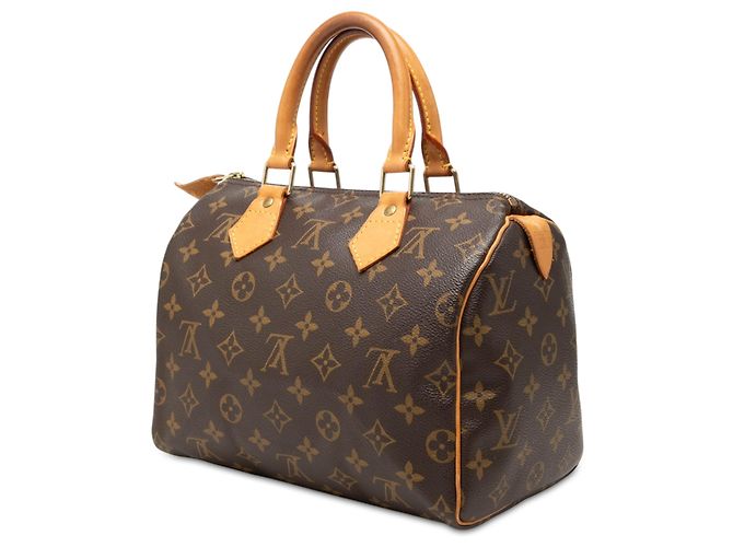 Louis Vuitton Brown Monogram Speedy 25 Marrom - vista 2