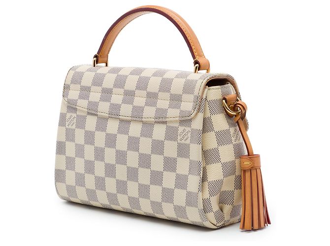 Louis Vuitton White Damier Azur Croisette Bianco - vista 2