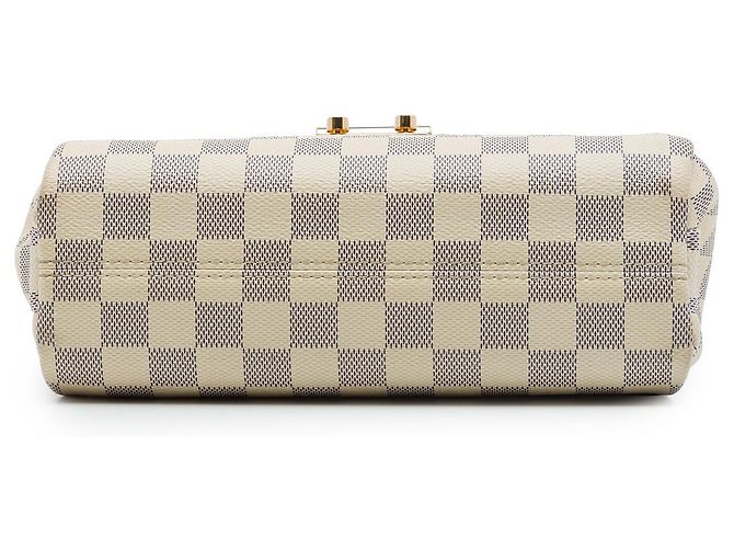 Louis Vuitton White Damier Azur Croisette Bianco - vista 3