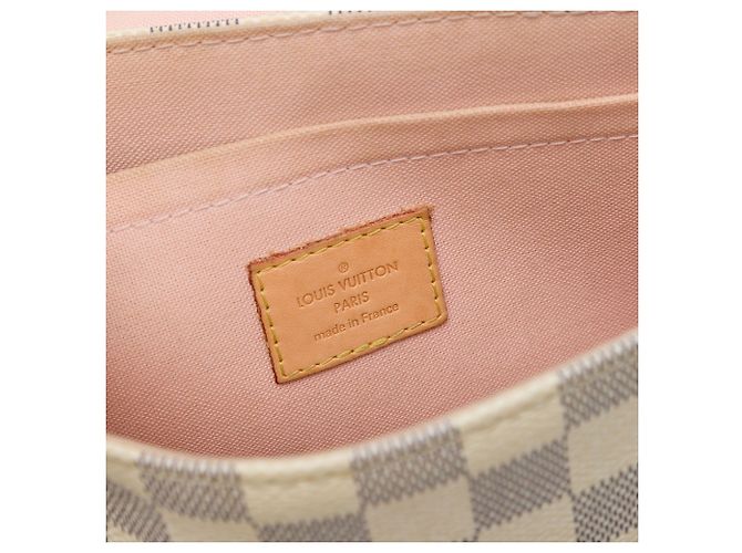 Louis Vuitton White Damier Azur Croisette Bianco - vista 5