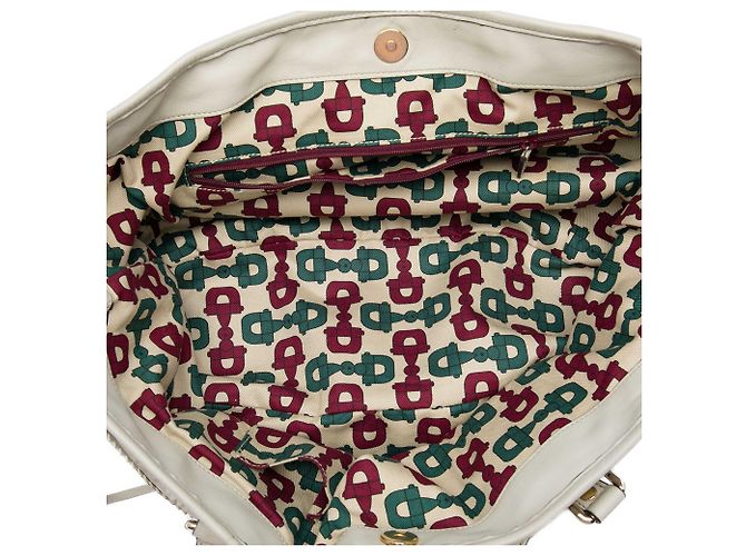 Gucci Tribeca Tote Large Guccissima Weiß - Ansicht 4