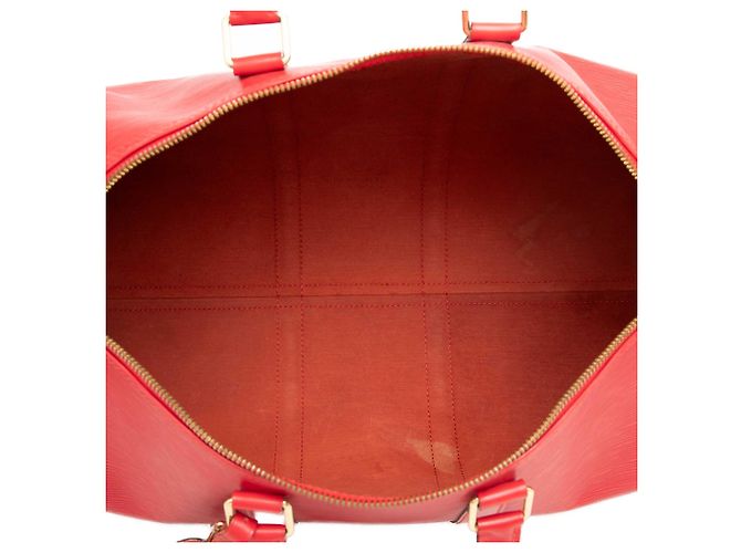 Louis Vuitton Red Epi Keepall 45 Rosso - vista 4