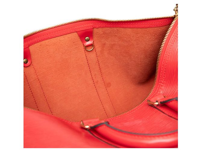 Louis Vuitton Red Epi Keepall 45 Rosso - vista 7