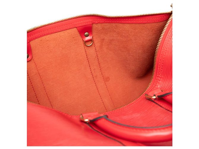 Louis Vuitton Red Epi Keepall 45 Rosso - vista 8