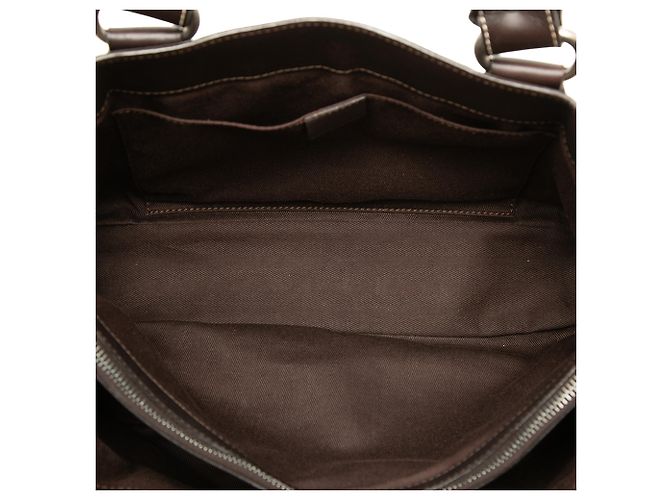 Céline Borsa Boogie Celine in pelle di vitello marrone Marrone scuro - vista 4