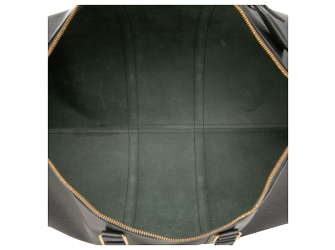 Louis Vuitton Black Epi Keepall 55 Schwarz - Ansicht 4